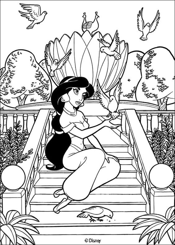 Coloriage princesse : 25 Dessins de Princesses Faciles à Colorier 13