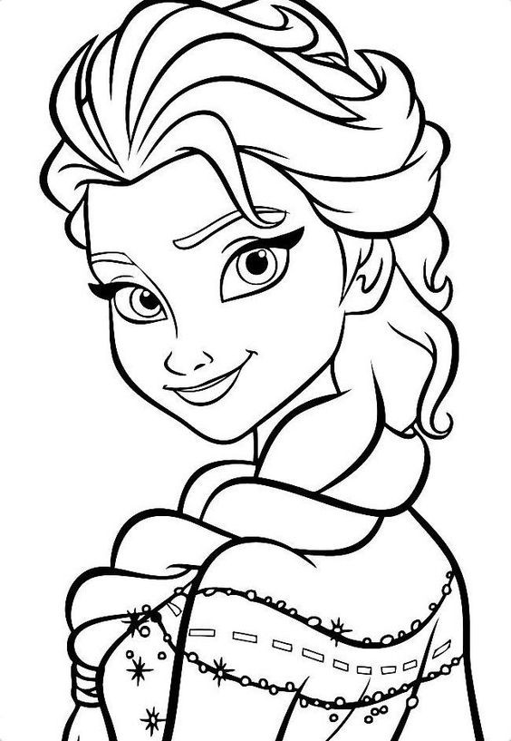 Coloriage princesse : 25 Dessins de Princesses Faciles à Colorier 4