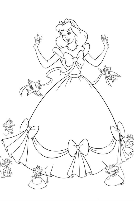 Coloriage princesse : 25 Dessins de Princesses Faciles à Colorier 5 Coloriage princesse : 25 Dessins de Princesses Faciles à Colorier 5
