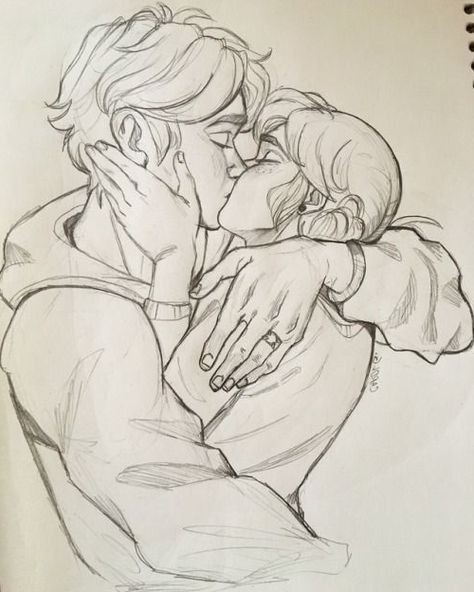 Dessin de couple : 59 idées pour apprendre à dessiner des couples 40