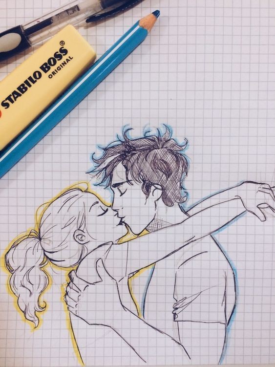 Dessin de couple : 59 idées pour apprendre à dessiner des couples 56