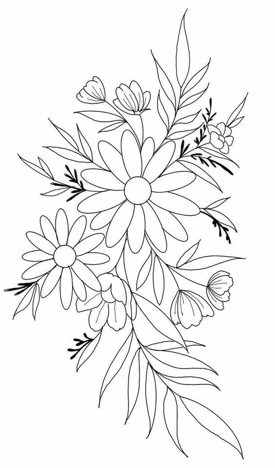 Dessin de fleur : 29 Idées faciles pour apprendre à dessiner des fleurs 26