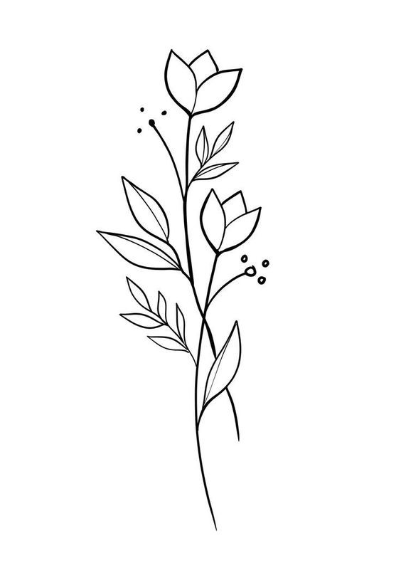 Dessin de fleur : 29 Idées faciles pour apprendre à dessiner des fleurs 7