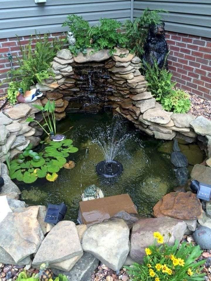 21 idées de petits étangs pour embellir son jardin 12