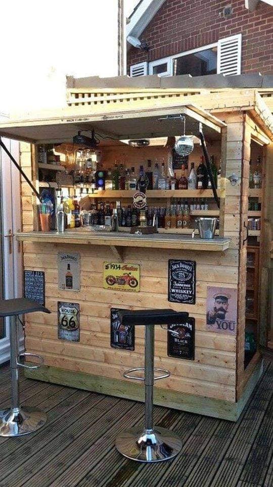 19 idées pour avoir un mini bar dans votre jardin 9