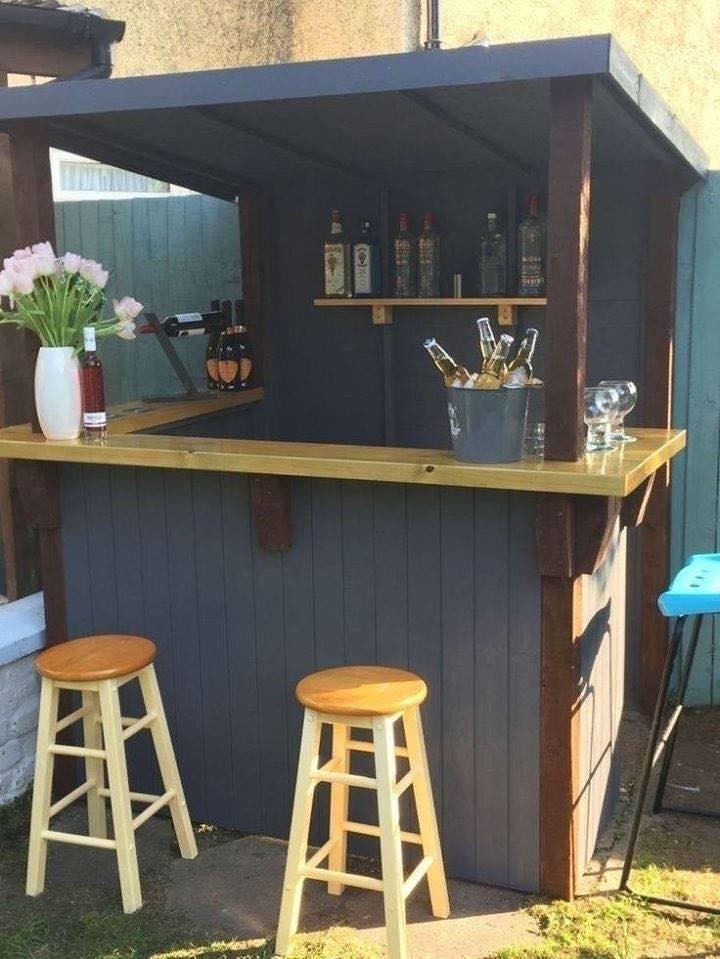19 idées pour avoir un mini bar dans votre jardin 12