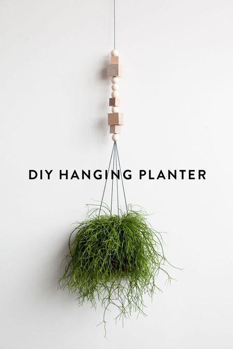 hanging planters blocks beads