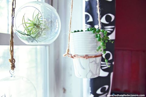 hanging planters wire