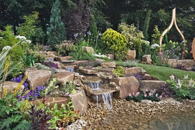 29 meilleures idées de jardins d'eau : étangs, cascades et fontaines 7 29 meilleures idées de jardins d'eau : étangs, cascades et fontaines 7