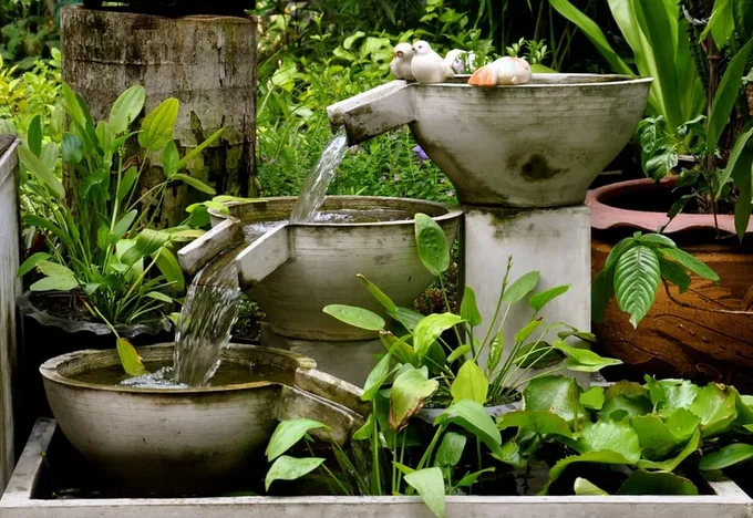 29 meilleures idées de jardins d'eau : étangs, cascades et fontaines 19