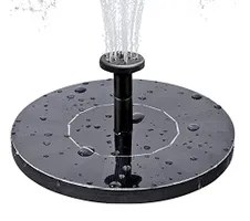 Solar Fountain Pump, Free Standing Solar Bird Bath Fountain, Upgraded 1.5W Solar Powered Fountain Pumps Submersible Outdoor, for Birdbath, Small Pond, Fish Tank, Garden, Swimming Pool