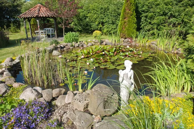 29 meilleures idées de jardins d'eau : étangs, cascades et fontaines 25