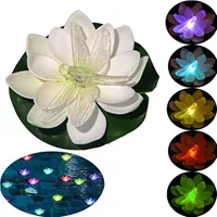 LOGUIDE Floating Pool Lights,Battery Operated Floating Flowers, Pond Decor,Floating Pool Flower Lights Color-Changing -for Wedding Outdoor Party Decorative 6 Pack (Dragonfly)