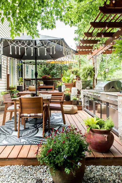 20 Meilleures idées d'aménagement de jardin Boho 2