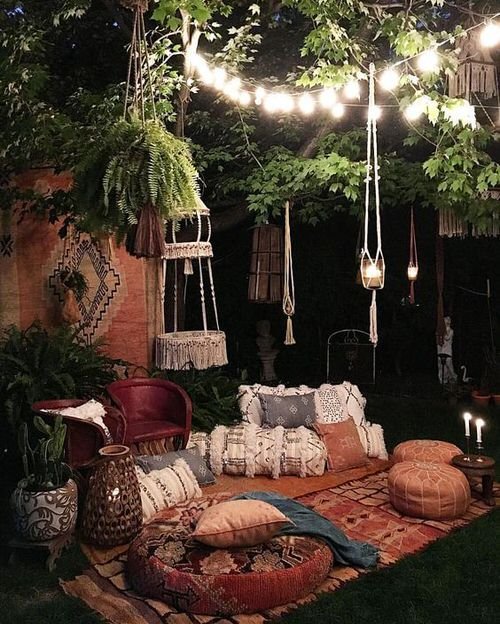 20 Meilleures idées d'aménagement de jardin Boho 8