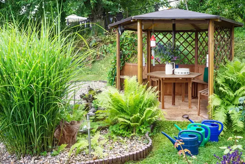 61 idées de jardins super cool dans l'arrière-cour 58 Backyard Gazebo