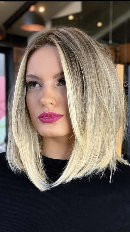 Les 39 plus belles coupes et coiffures pour cheveux mi-longs 9