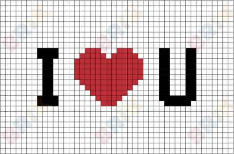 29 top idées de pixel art amour 7