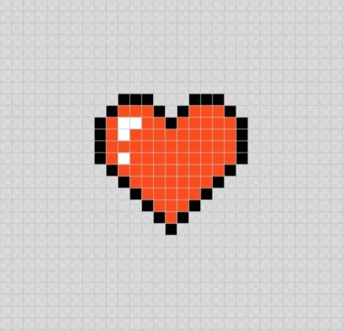 29 top idées de pixel art amour 11