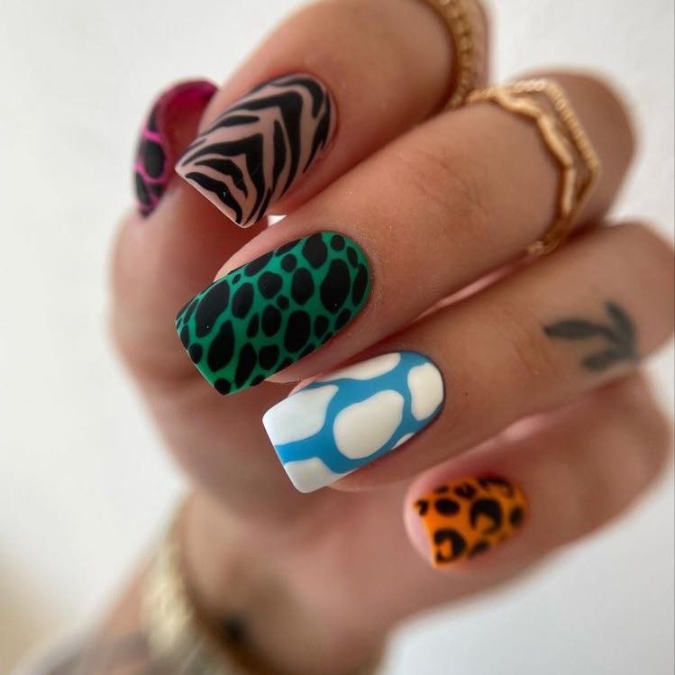 8 Nails Art Animal Print dans un style super chic 3