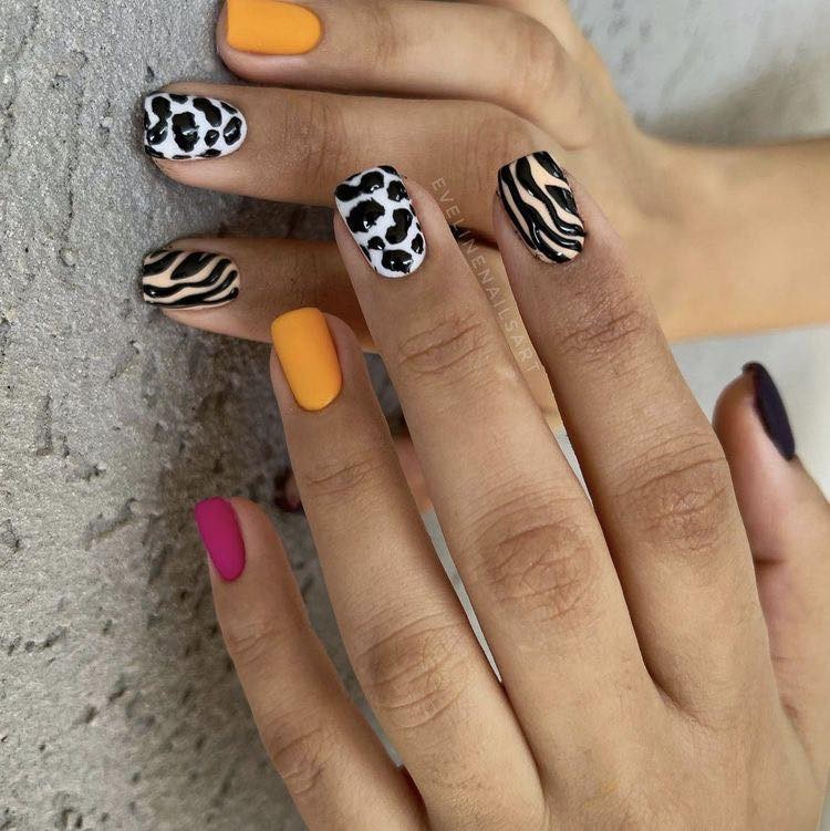 8 Nails Art Animal Print dans un style super chic 6