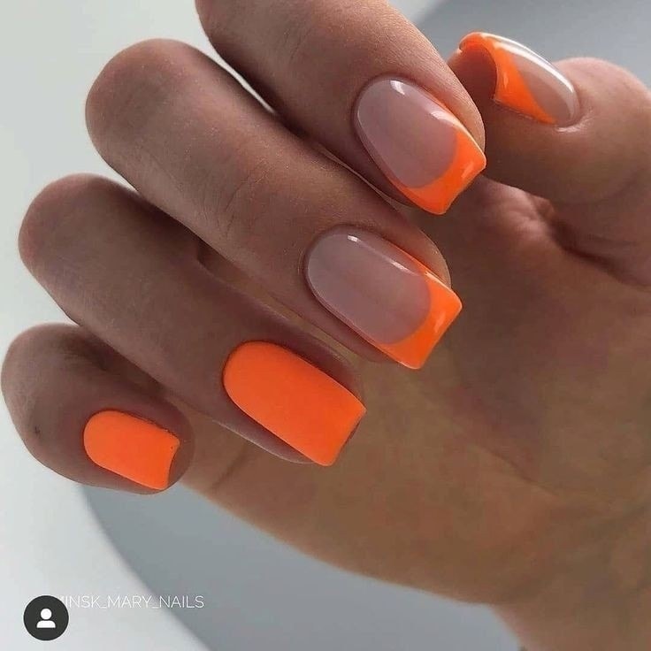 18 Top idées de Nails Art Orange pour s'inspirer 15