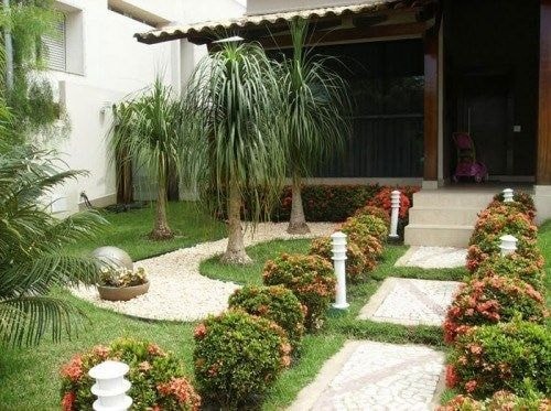 24 idées de jardins pour orner l'entrée des maisons avec beaucoup de style 2 24 idées de jardins pour orner l'entrée des maisons avec beaucoup de style 2