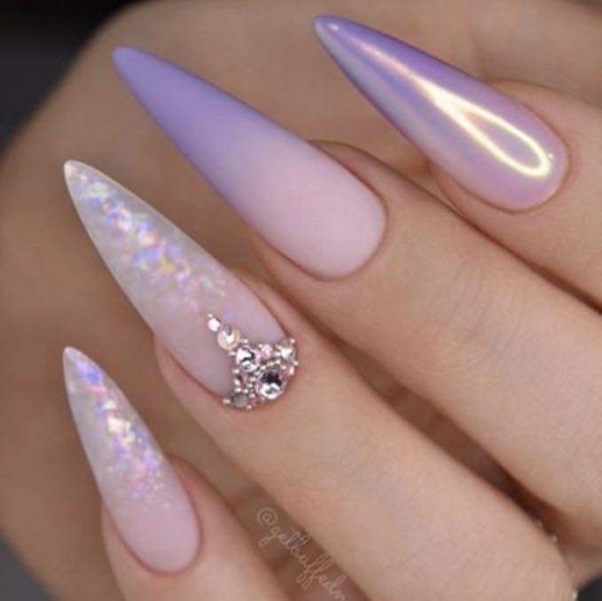 28 Nails art pour des Ongles dans les tons Violet 4