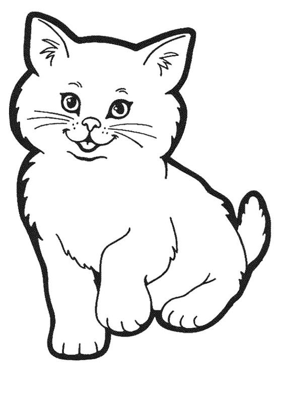 Coloriage chaton : 20 dessins à imprimer gratuitement 6 Coloriage chaton : 20 dessins à imprimer gratuitement 6