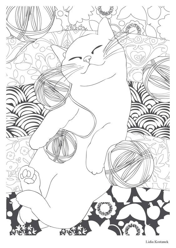 Coloriage chaton : 20 dessins à imprimer gratuitement 10