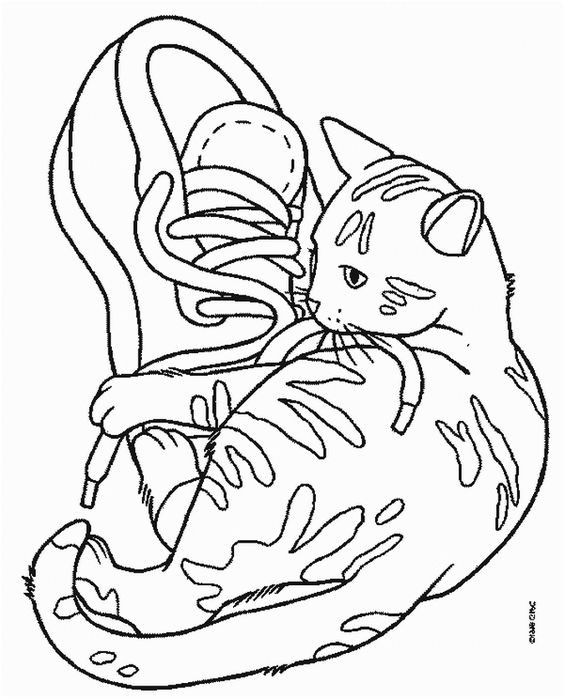Coloriage chaton : 20 dessins à imprimer gratuitement 12