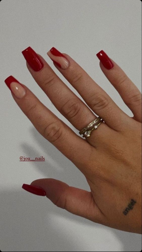 33 top idées de vernis à ongles rouges 5