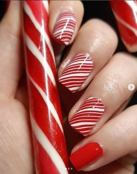 33 top idées de vernis à ongles rouges 7