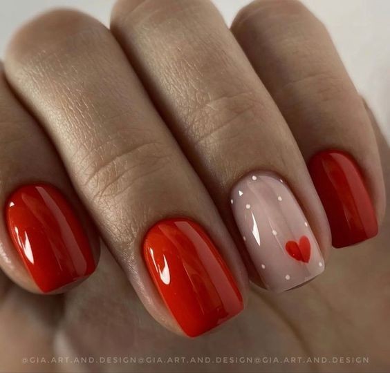 33 top idées de vernis à ongles rouges 9