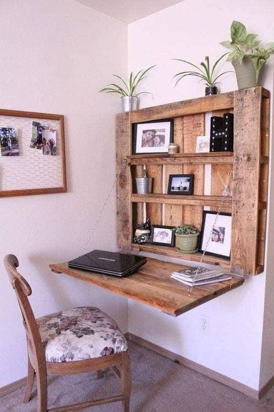 29 idées pour faire un mini bureau dans votre chambre 19