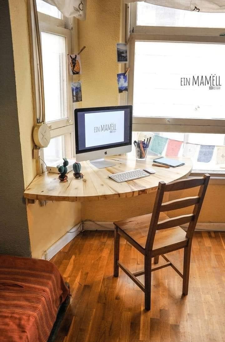 29 idées pour faire un mini bureau dans votre chambre 25