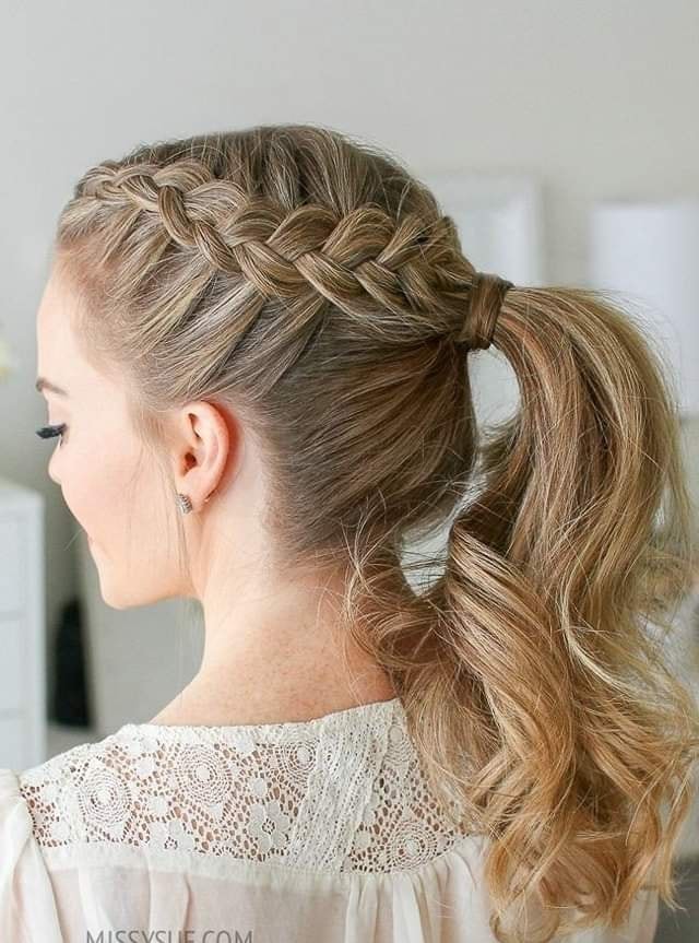 9 idées de tresses collées belles et à la mode 1