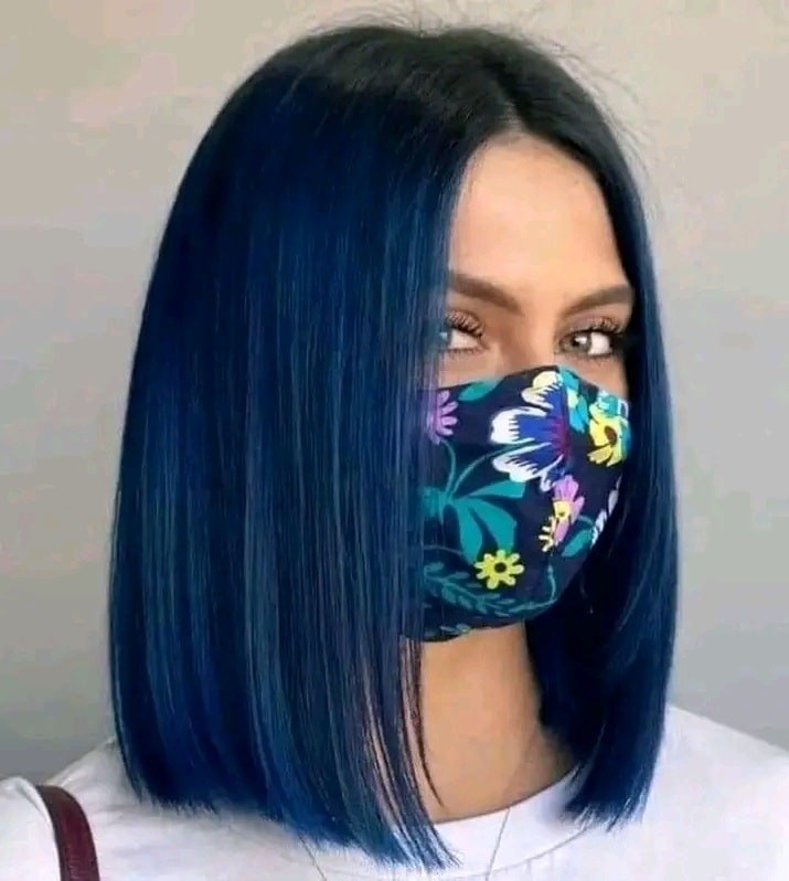 10 idées de couleurs de cheveux en bleue 8