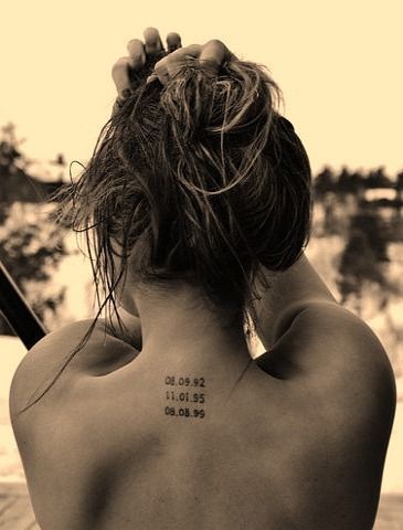 18 idées de tatouages date de naissance 13 18 idées de tatouages date de naissance 13
