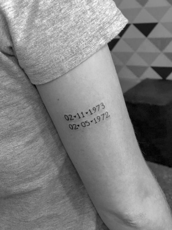 18 idées de tatouages date de naissance 16 18 idées de tatouages date de naissance 16