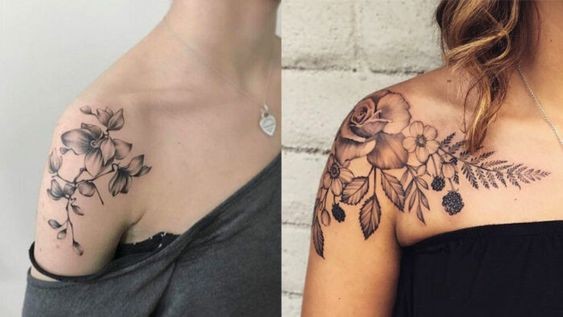 20 idées de tatouage fleurs sur l'épaule (et la signification) 14 20 idées de tatouage fleurs sur l'épaule (et la signification) 14