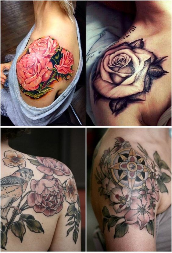 20 idées de tatouage fleurs sur l'épaule (et la signification) 5 20 idées de tatouage fleurs sur l'épaule (et la signification) 5