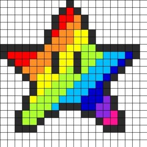 23 idées de dessins Pixel art Mario à colorier 31 23 idées de dessins Pixel art Mario à colorier 31
