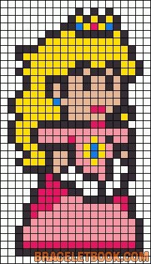 23 idées de dessins Pixel art Mario à colorier 32