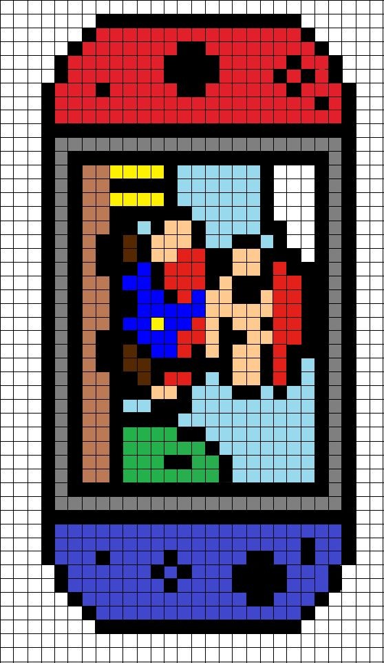 23 idées de dessins Pixel art Mario à colorier 34 23 idées de dessins Pixel art Mario à colorier 34