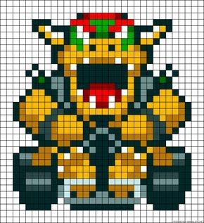 23 idées de dessins Pixel art Mario à colorier 39 23 idées de dessins Pixel art Mario à colorier 39