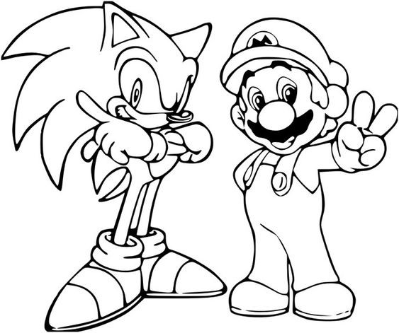 28 pages de coloriage Sonic pour les enfants 18