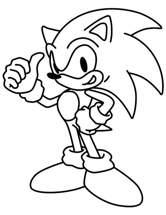 28 pages de coloriage Sonic pour les enfants 27