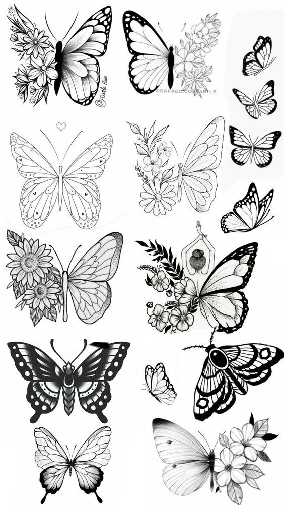29 top idées de tatouage papillon pour femme 20