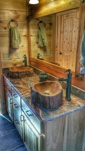30 idées de lavabos en bois 24